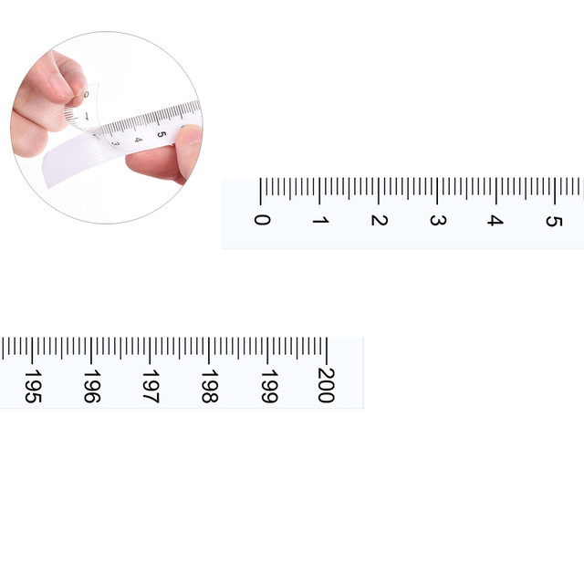 Self Adhesive Tape Measure Metric 100cm/150cm/200cm Measuring Tape Vertical  Read Workbench Ruler Saw Table Woodworking Tools - AliExpress